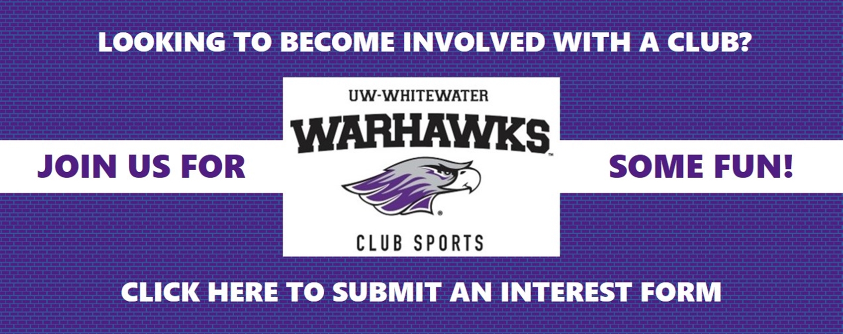 Looking to become involved with a club? join us for some fun! click here to submit an interest form