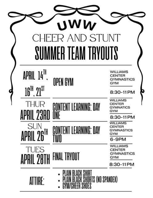 Cheer Tryouts