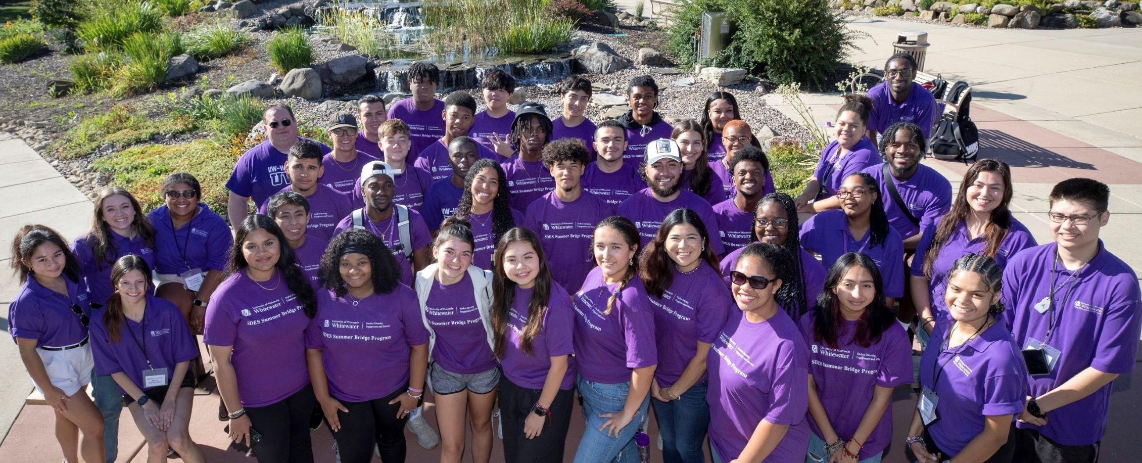 King Chavez Scholars smile for the camera.