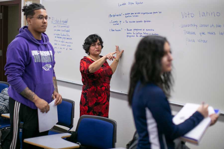 Spanish class at UW-Whitewater