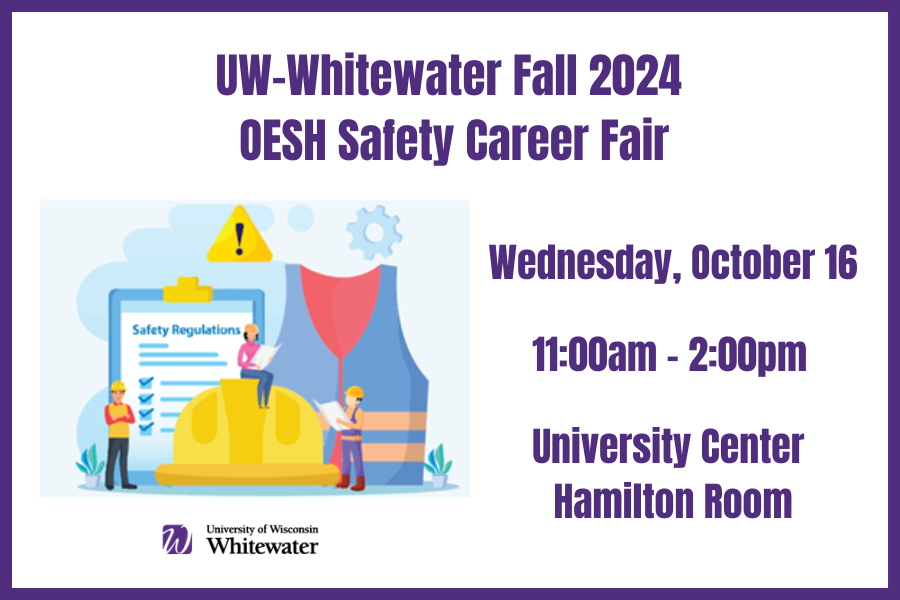 UW-Whitewater Fall 2024 OESH Safety Career Fair