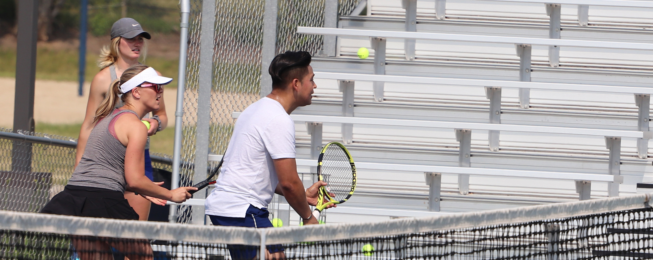 Enjoying Tennis Camp