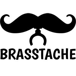 Brasstache Logo