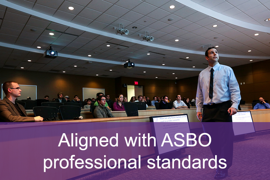 Curriculum is aligned with ASBO International School Business Management Professional Standards