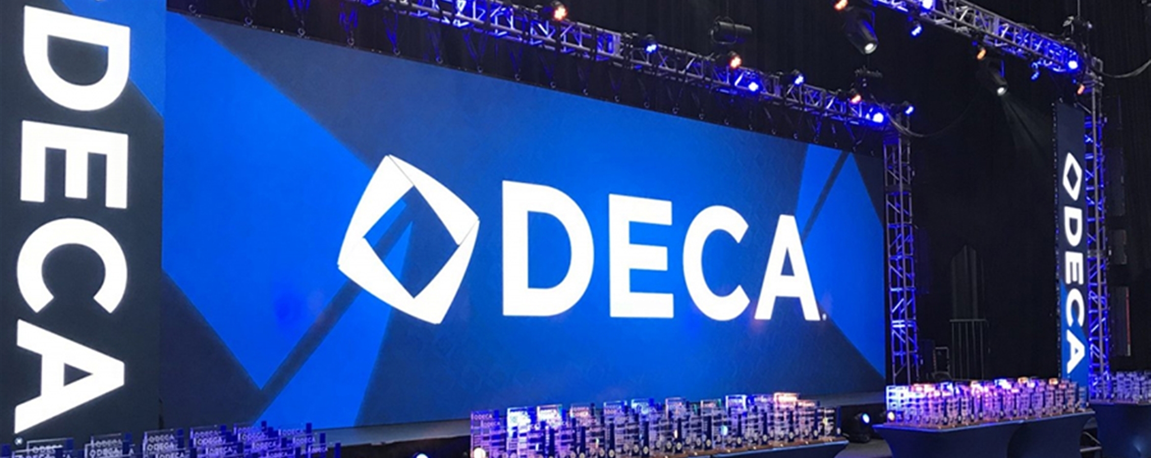 DECA Awards stage at 2021 ICDC Event