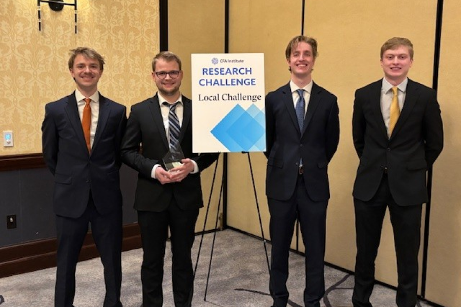 Students pose for picture