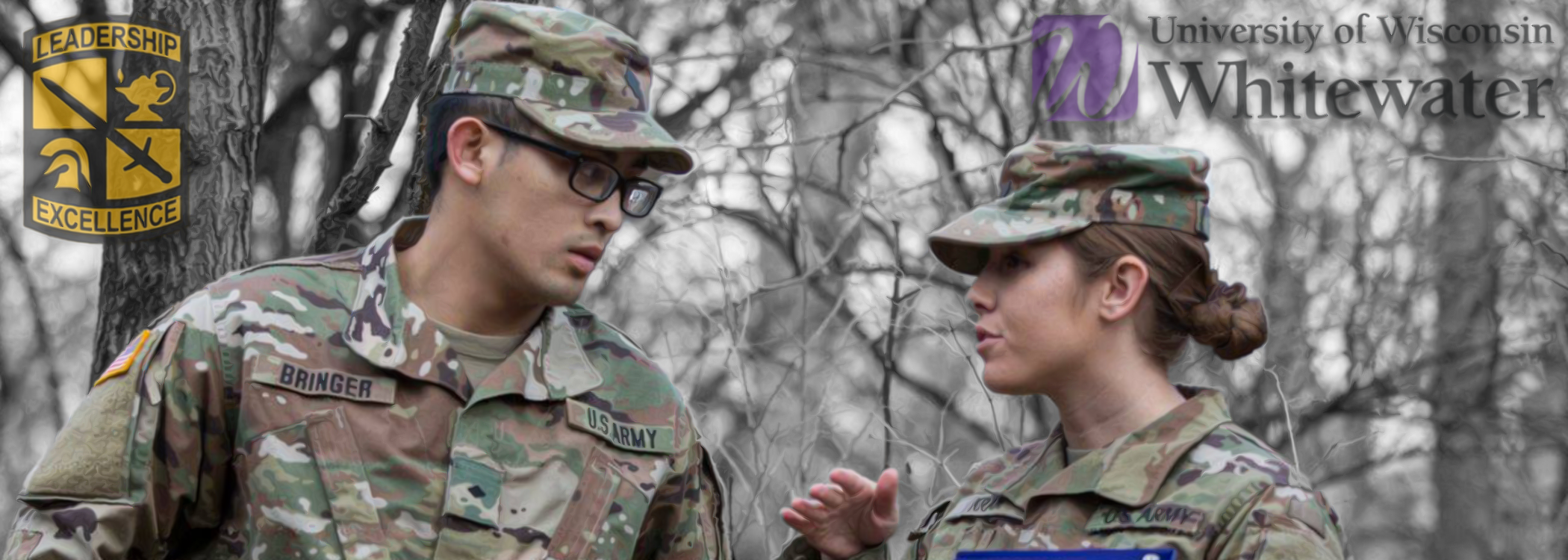 Students in uniform communicating 