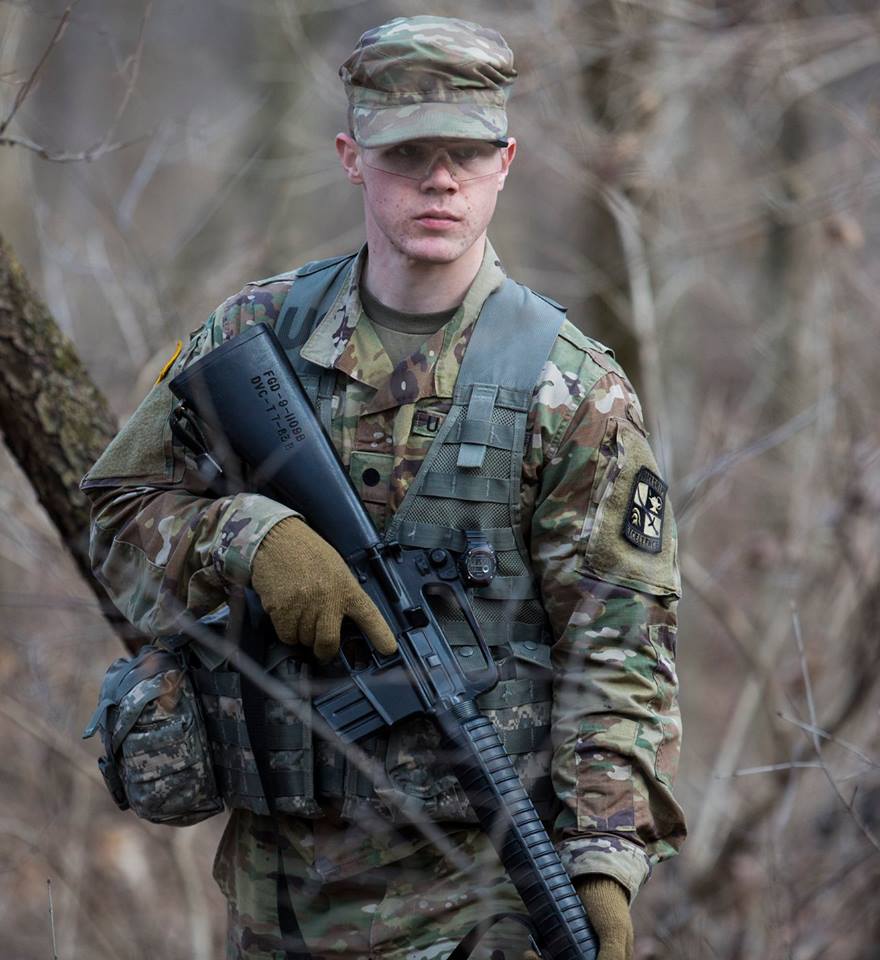 student in uniform