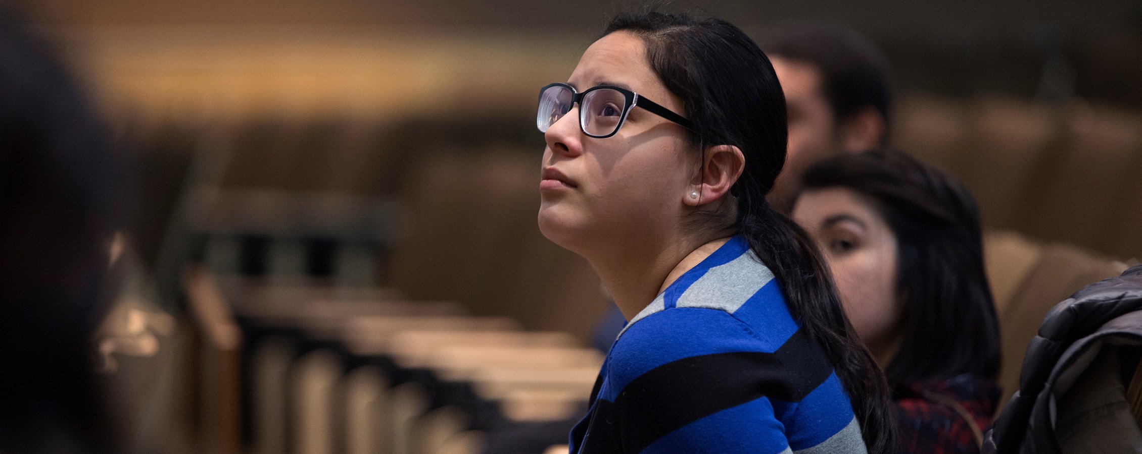 Student in grad studies class at UW-Whitewater