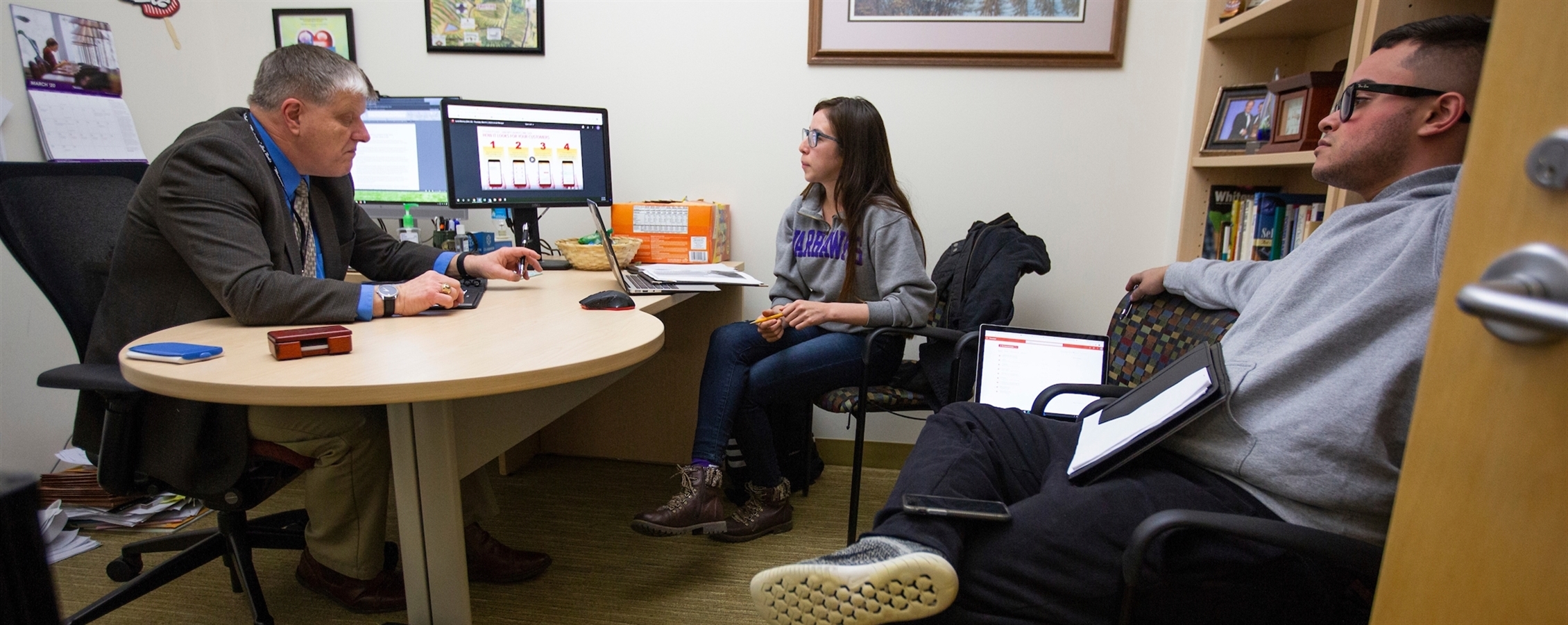 Grad students at UW-Whitewater