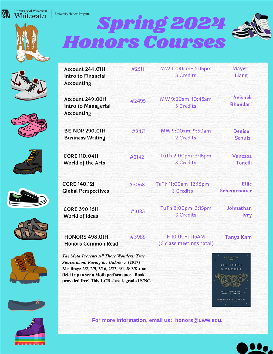 Spring 2024 Honors Courses