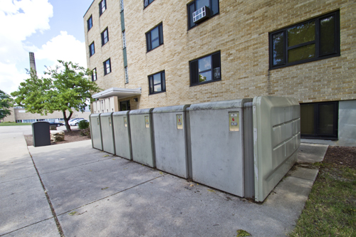 bike locker storage