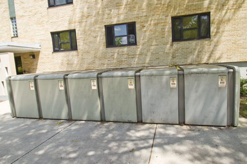 bike locker storage