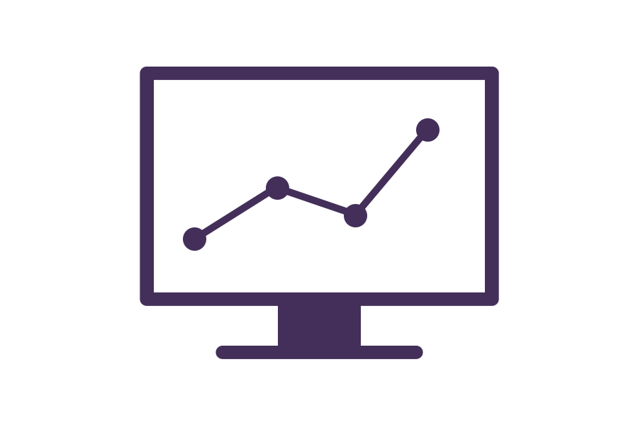 graph on a computer