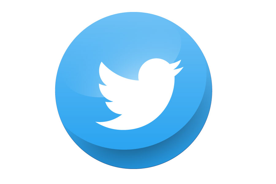 Twitter logo.