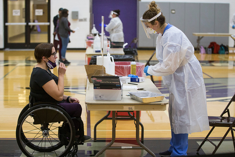 More than 3,400 COVID-19 tests conducted at UW-Whitewater last week