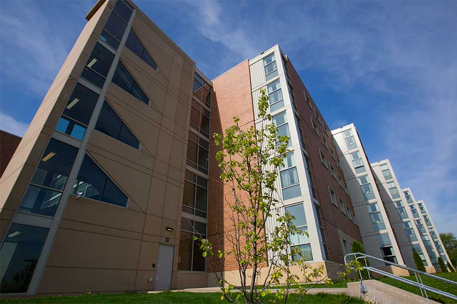 Exterior image of Pulliam Hall.