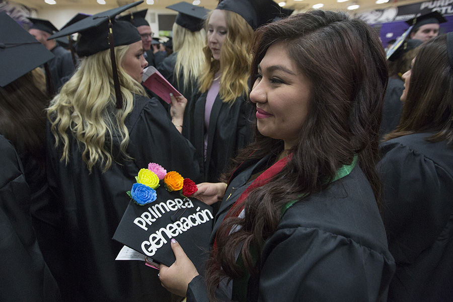 Jasmin Fernandez at graduation.