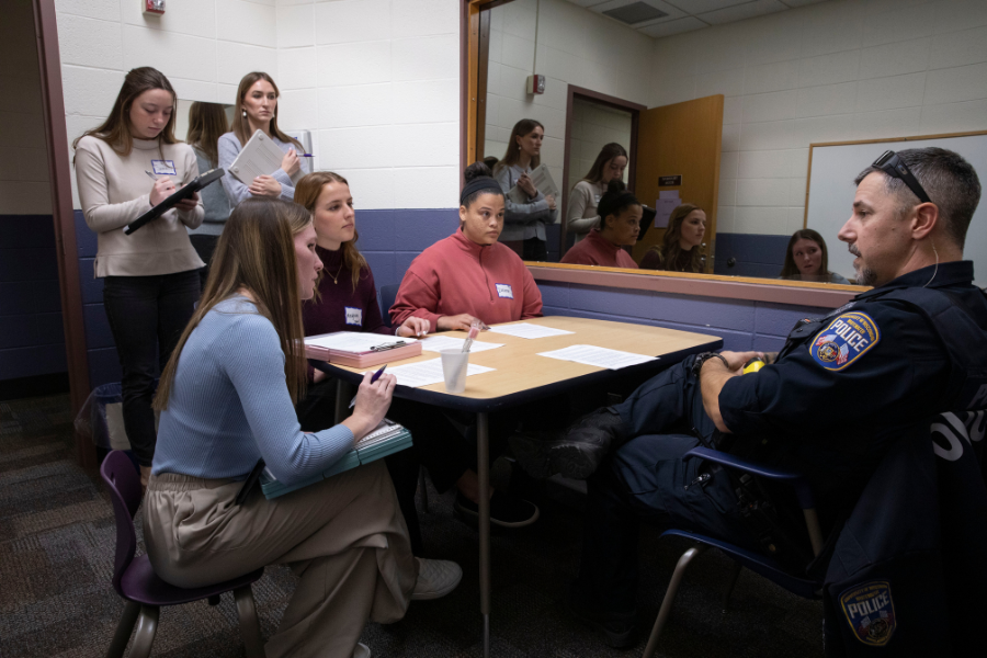Officer Ryan does work with students.