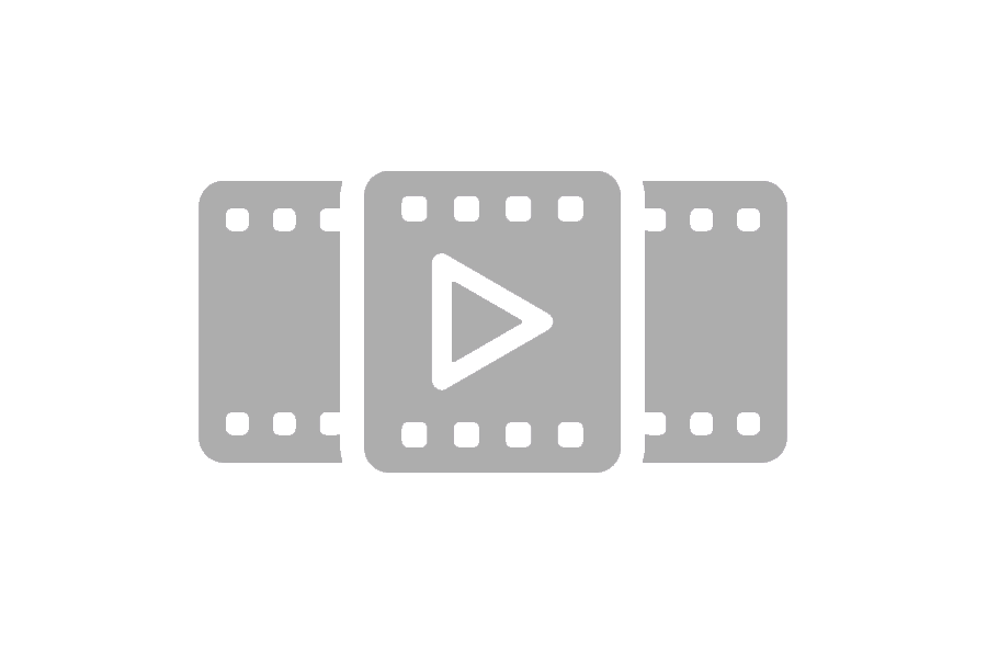 grey video film icon