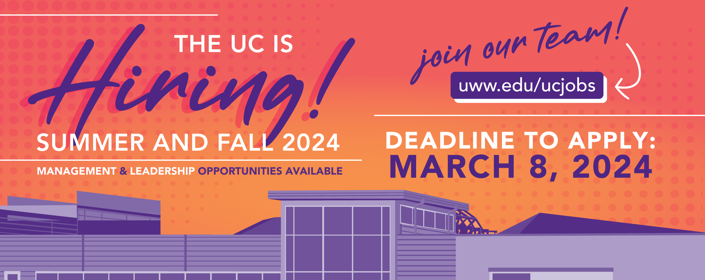 University Center is Hiring