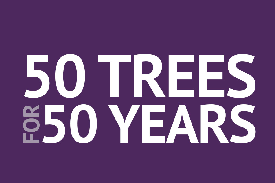 50 trees for 50 years